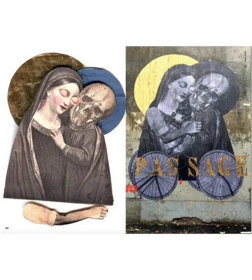 Madame se livre - Travaux de collage, de l'atelier à la rue