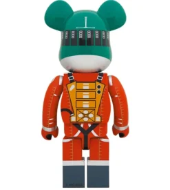 1000% Bearbrick 2001 The Space Odyssey - Disfraz de casco verde y naranja