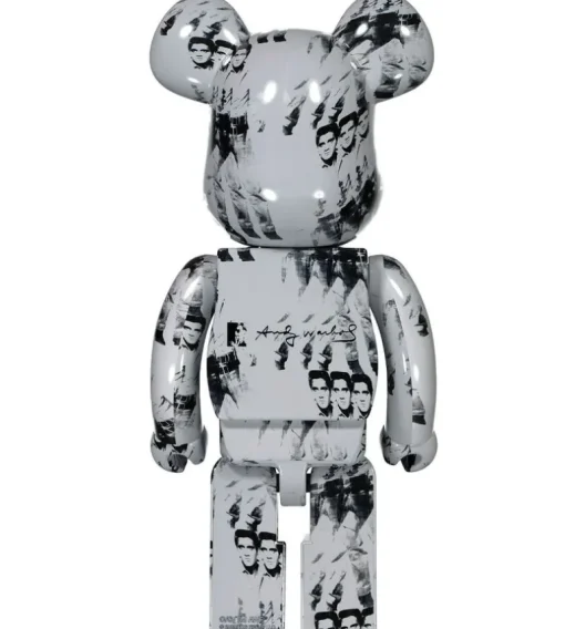 1000% Bearbrick Andy Warhol Elvis Presley