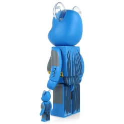 400% + 100% Bearbrick Batman Dark Knight (TDKR Blue Ver.)