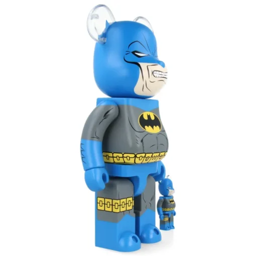 400% + 100% Bearbrick Batman Dark Knight (TDKR Blue Ver.)