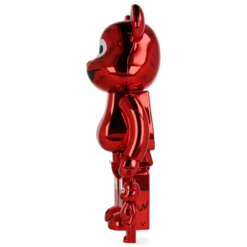 400% + 100% Bearbrick Elmo Chrome Ver.
