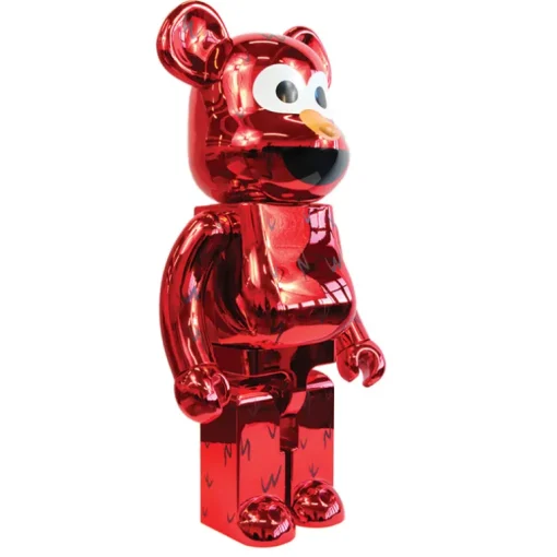 1000% Bearbrick Elmo Chrome Ver.