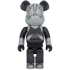 1000% Bearbrick Kiss Space Man Chrome Ver.