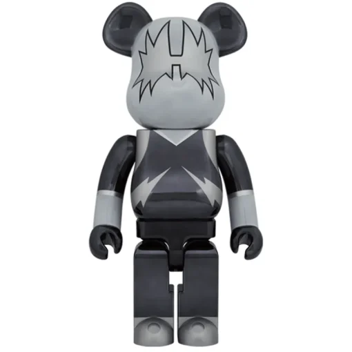 1000% Bearbrick Kiss Space Man Chrome Ver.