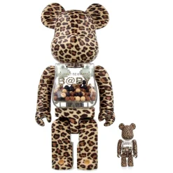 400% + 100% Bearbrick My First Baby Leopard