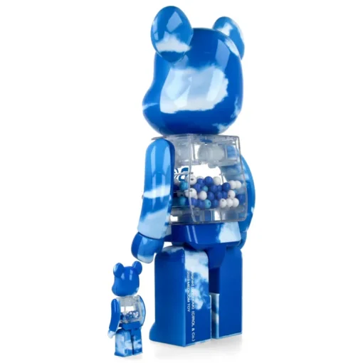 400% + 100% Bearbrick My First Baby (Blue Sky)
