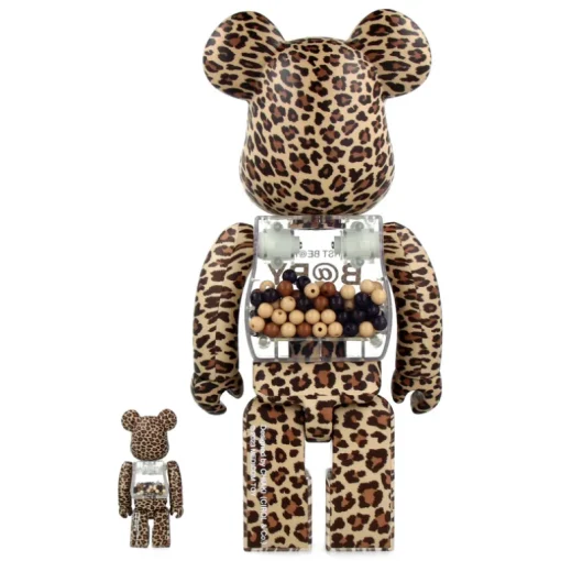 400% + 100% Bearbrick My First Baby Leopard