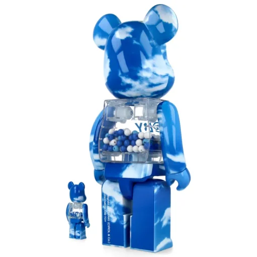 400% + 100% Bearbrick My First Baby (Blue Sky)