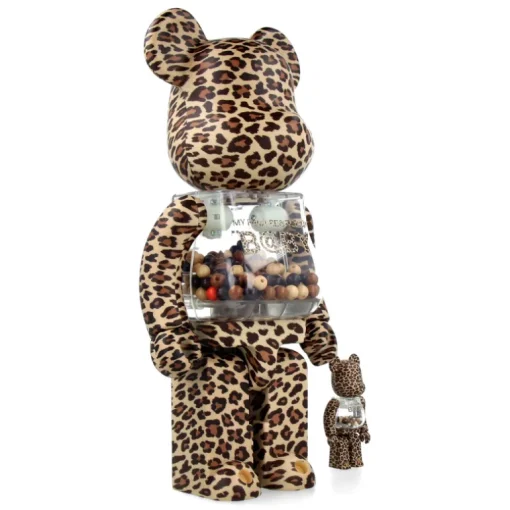 400% + 100% Bearbrick My First Baby Leopard