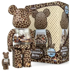 400% + 100% Bearbrick My First Baby Leopard