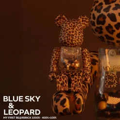 400% + 100% Bearbrick My First Baby Leopard