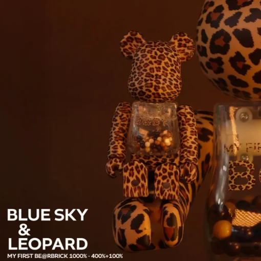 400% + 100% Bearbrick My First Baby Leopard