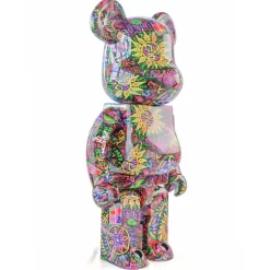 1000% Bearbrick Psicodélico paisley