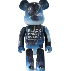 1000 % Bearbrick Satélite de caballero negro