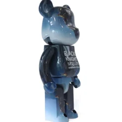 1000 % Bearbrick Satélite de caballero negro