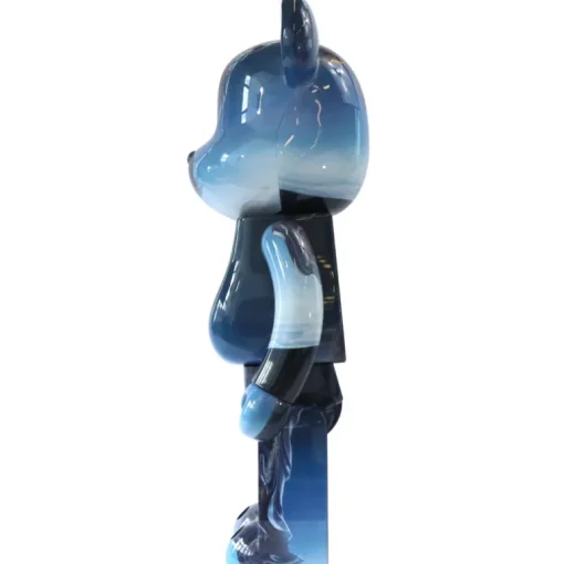 1000 % Bearbrick Satélite de caballero negro