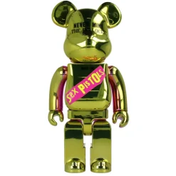 1000% Bearbrick Sex Pistols - Never Mind the Bollocks - Chrome Ver.