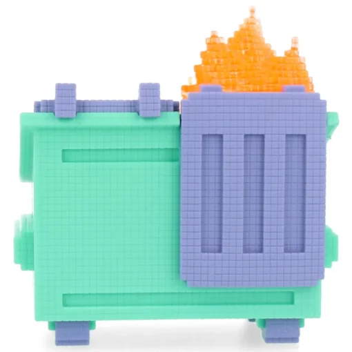 8-Bit Dumpster Fire Vinyl Figure