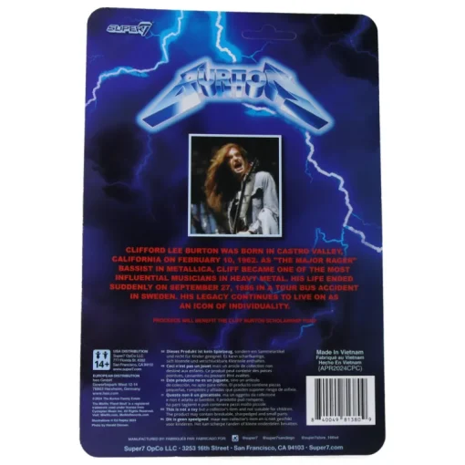 Cliff Burton - ReAction Figures wave 1