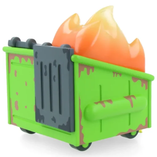 Dumpster Fire - Barfing Vinyl Figure