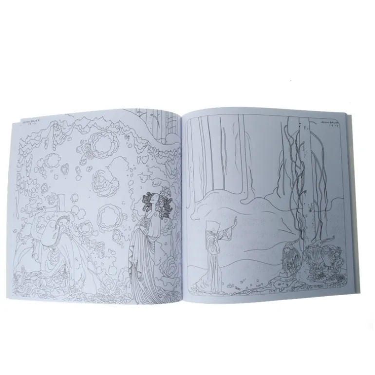 Fantasy Forest Coloring Book