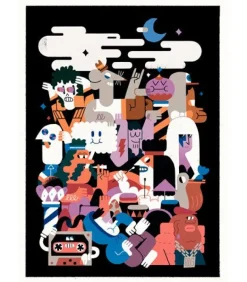 Hedof - Effenaar New Years Eve Giclee Print