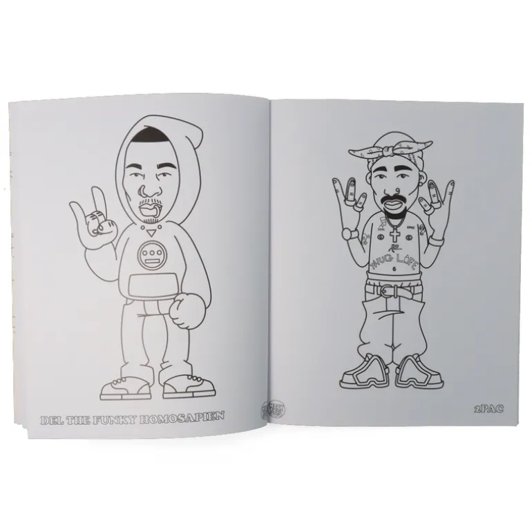 Hip Hop Coloring Book: West Coast Edition