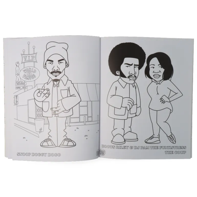 Hip Hop Coloring Book: West Coast Edition