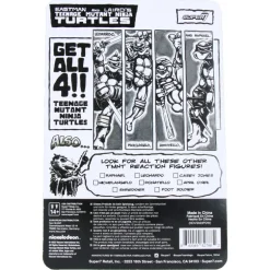 Michelangelo (Comic Greyscale) - Teenage Mutant Ninja Turtles - ReAction Figures Wave 9