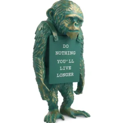 Monkey Sign Bronze Statue - Banksy X Medicom Toy