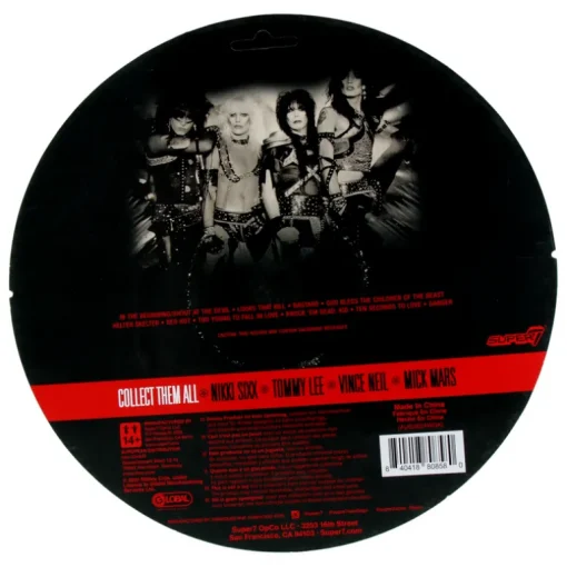 Nikki Sixx (Shout at the Devil - Black & White) - Motley Crue - ReAction Figures