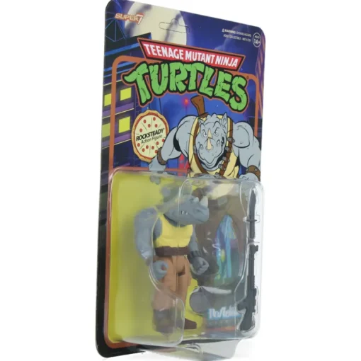 ReAction Figures Wave 08 - Rocksteady (Cartoon) - TMNT