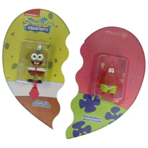 SpongeBob SquarePants SpongeBob And Patrick BFF 2-Pack (Glitter) - ReAction Figure