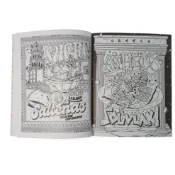 Street Food Coloring Book