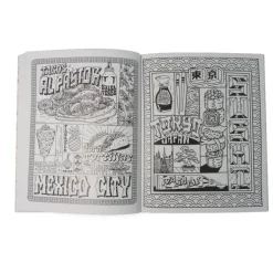 Street Food Coloring Book