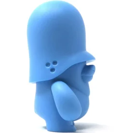 4" Teddy Troops 2.0 DIY/CMYK - Cyan