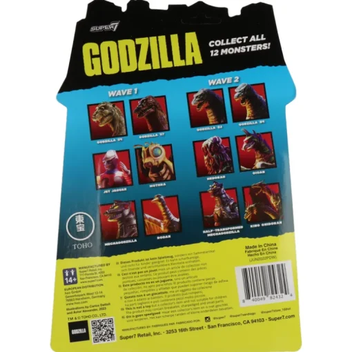 Toho - Godzilla 1962 (Three Toes) - ReAction Figures