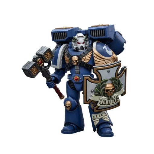 Ultramarines Vanguard Veteran with Thunder Hammer and Storm Shield (Warhammer 40K)