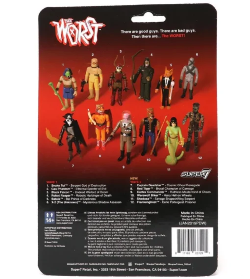 X-2 (the unknown) - The Worst - ReAction figures
