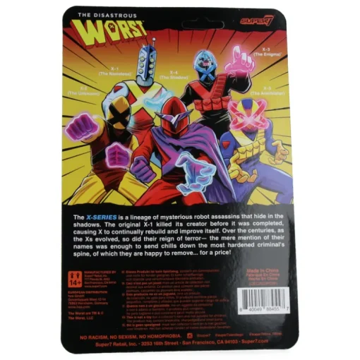 X2 (The Unknown) - The Worst (Mutant Team) - ReAction Figures Wave 5